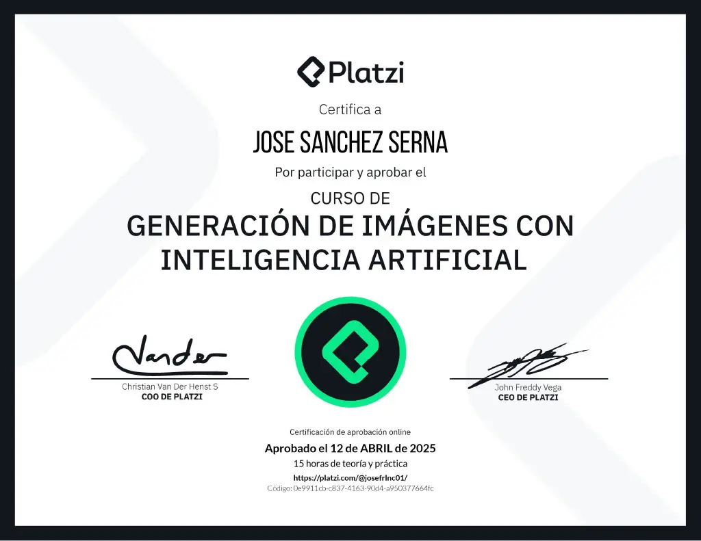 Imagen curso generación de imagenes platzi.